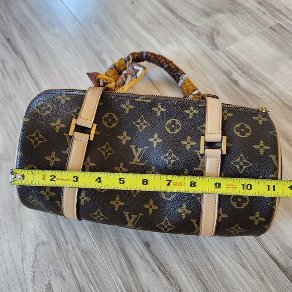 Brown Round Double Handle Bag - Picture 14 of 15